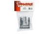 Traxxas Wheelie bar mount (1)/ hardware (black). Use Part 4974 and 4976 to complete the wheelie bar assembly.