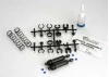 Traxxas Ultra Shocks (black) (xx-long) (complete w/ spring pre-load spacers springs) (rear) (2)