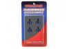 Traxxas Blue-anodized Aluminium Shock caps Aluminium (4) (fits all Ultra Shocks)