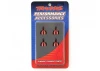 Traxxas Red-anodized Aluminium Shock caps Aluminium (4) (fits all Ultra Shocks)