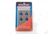 Traxxas Blue-anodized Aluminium Shock caps Aluminium (4) (fits all Ultra Shocks)