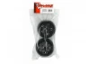 Traxxas Alias tires All Star black chrome wheels foam inserts (assembled and glued) (rear) (2) (TSM rated)