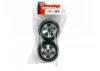 Traxxas Alias Tyres Pre Glued On All Star Chrome Wheels - 12mm Hex Fit
