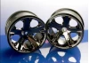Traxxas All-Star 2.8 Wheels (black chrome) (electric rear)