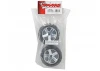 Traxxas Anaconda tires All Star chrome wheels assembled glued (with foam inserts) (electric rear) (1 left 1 right)