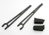 Traxxas Hold downs battery left right (2)/ foam spacers (2) (fits standard battery packs)