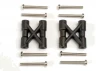 Traxxas Bulkhead cross braces (2)/ 3x25mm CS screws (8)