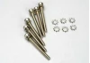 Traxxas Screws 3x28mm cap-head machine (hex drive) (6)/ 3x6mm ELW (6)