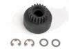 Traxxas Clutch bell (20-tooth)/ 5x8x0.5mm fiber washer (2)/ 5mm E-clip (requires 4611-ball bearings 5x11x4mm (2)
