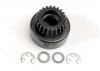 Traxxas Clutch bell (22-tooth)/ 5x8x0.5mm fiber washer (2)/ 5mm E-clip (requires 4611-ball bearings 5x11x4mm (2)