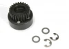 Traxxas Clutch bell (24-tooth)/ 5x8x0.5mm fiber washer (2)/ 5mm E-clip (requires 4611-ball bearings 5x11x4mm (2)