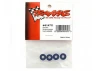 Traxxas Blue-anodized M5 Flanged Nylon Locking Nuts (4)