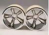 Traxxas Pro Star Chrome Wheels - 2.2 Inch Diameter - Bearing Fit