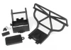 Traxxas Bumper (rear)/ battery box/ battery box cover/ switch cover/ body clip/ 3x15mm RM (2)/ 3x12mm CM (2)