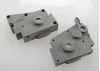 Traxxas Gearbox halves (grey) (left right)