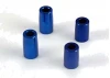 Traxxas Tapered bearing block spacers (blue-anodized Aluminium) (3x6x10.75mm) (2)/(3x6x8.9mm) (2)