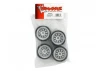 Traxxas Tires Pro-Trax on-road (medium compound with contoured inserts) (mounted and glued to part 4872 wheels) (2 left 2 right)