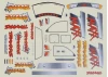 Traxxas Decal sheet T-MAXX (use with 4911X body)