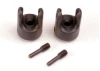 Traxxas Differential output yokes (heavy duty) (2)/ set screw yoke pins M4/10 (2)