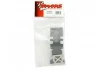 Traxxas Skidplate rear plastic (grey)/ stainless steel plate