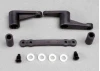 Traxxas Steering bellcranks (2)/ bellcrank bushings (5x8x2.5mm) (4)/ bellcrank post spacers (2)/ draglink/ 3x8mm shoulder screws (2)