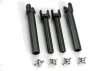 Traxxas Half shafts long (heavy duty) (external-splined (2) internal-splined (2)/ metal U-joints (4)