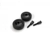 Traxxas Wheels (4)/ Axles (2) for MAXX wheelie bar