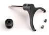 Traxxas Shift fork-shaft/ shift fork pads (2)/ rubber shift shaft seal