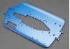 Traxxas Chassis T-MAXX long wheelbase (extended 30mm) (6061-T6 Aluminium 4.0mm) (blue anodized)