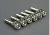 Traxxas Screws 3x15mm cap-head machine (hex drive) (with split and flat washers) (6)