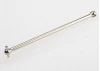 Traxxas Driveshaft steel constant-velocity Revo/MAXX (shaft only 128.5mm)/ drive cup pin (1)