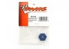Traxxas Brake adapter hex Aluminium (blue) (for T-MAXX steel constant-velocity center driveshafts)