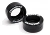 Traxxas Tires rubber (2) (fits Traxxas wheelie bar wheels)