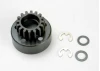 Traxxas Clutch bell (16-tooth)/5x8x0.5mm fiber washer (2)/ 5mm e-clip (requires 5x11x4mm ball bearings part 4611) (1.0 metric pitch)