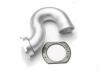 Traxxas Header exhaust (tubular Aluminium silver-anodized)/ spring mount (TRX 2.5 2.5R 3.3)