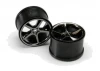Traxxas Gemini 3.8 Wheels (black chrome) (2)