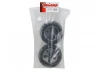 Traxxas Talon Tyres Pre-Glued On Black Gemini Chrome Wheels - Pair