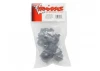Traxxas Gearbox halves (front rear)/ rubber access plug/ shift detent ball/ spring/ 4mm GS/ shift shaft seal glued