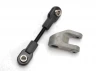 Traxxas Servo horn steering/ linkage steering (3x30 threaded rod)/ rod ends (2)/ hollow balls (2)