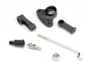 Traxxas Brake cam lever/ linkage rod/ bellcrank/ 4mm ball screw (1)/ 4mm ball cup (1)/ 3.0NL (1)/ 3X10 SS (1)