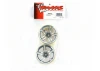 Traxxas Twin-Spoke 2.8 Wheels (chrome) (nitro rear/ electric front) (2)
