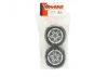 Traxxas Alias ribbed tires Twin-Spoke wheels foam inserts (assembled and glued) (nitro front) (2)