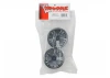 Traxxas All Star Black Chrome Wheels - 2.8 Inch Diameter - Bearing Fit