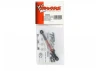 Traxxas Turnbuckle Aluminium (red-anodized) camber link 58mm (1) (assembled with rod ends and hollow balls) (see part 5539X for complete set of Jato Aluminium turnbuckles)
