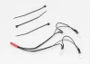 Traxxas LED lights front harness (4 clear lights) Summit