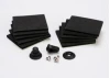 Traxxas Hatch post/hull water outlet/foam pads (10)/ washer (1)/ 4x8mm BCS stainless steel/ 3x4mm BCS stainless steel