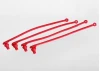 Traxxas Body clip retainer red (4)