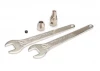 Traxxas Motor coupler collet style/ GS 4x3 SS (with threadlock) (1)/ wrench 10mm (2)