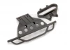 Traxxas Bumper front/ bumper mount front (black)