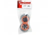 Traxxas Wheels SCT black orange beadlock style dual profile (2.2 outer 3.0 inner) (4WD f/r 2WD rear) (2)